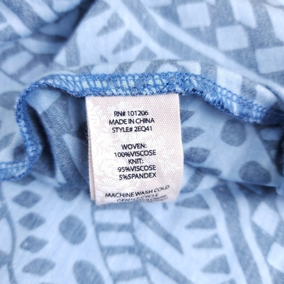 Soft Surroundings Multicolored Sheer Cascade Vest Sz S/M - Picture 8 of 12